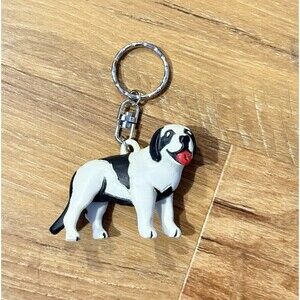 Vintage Big Dog 3D Figure Y2K keychain Clip On Charm Nostalgia